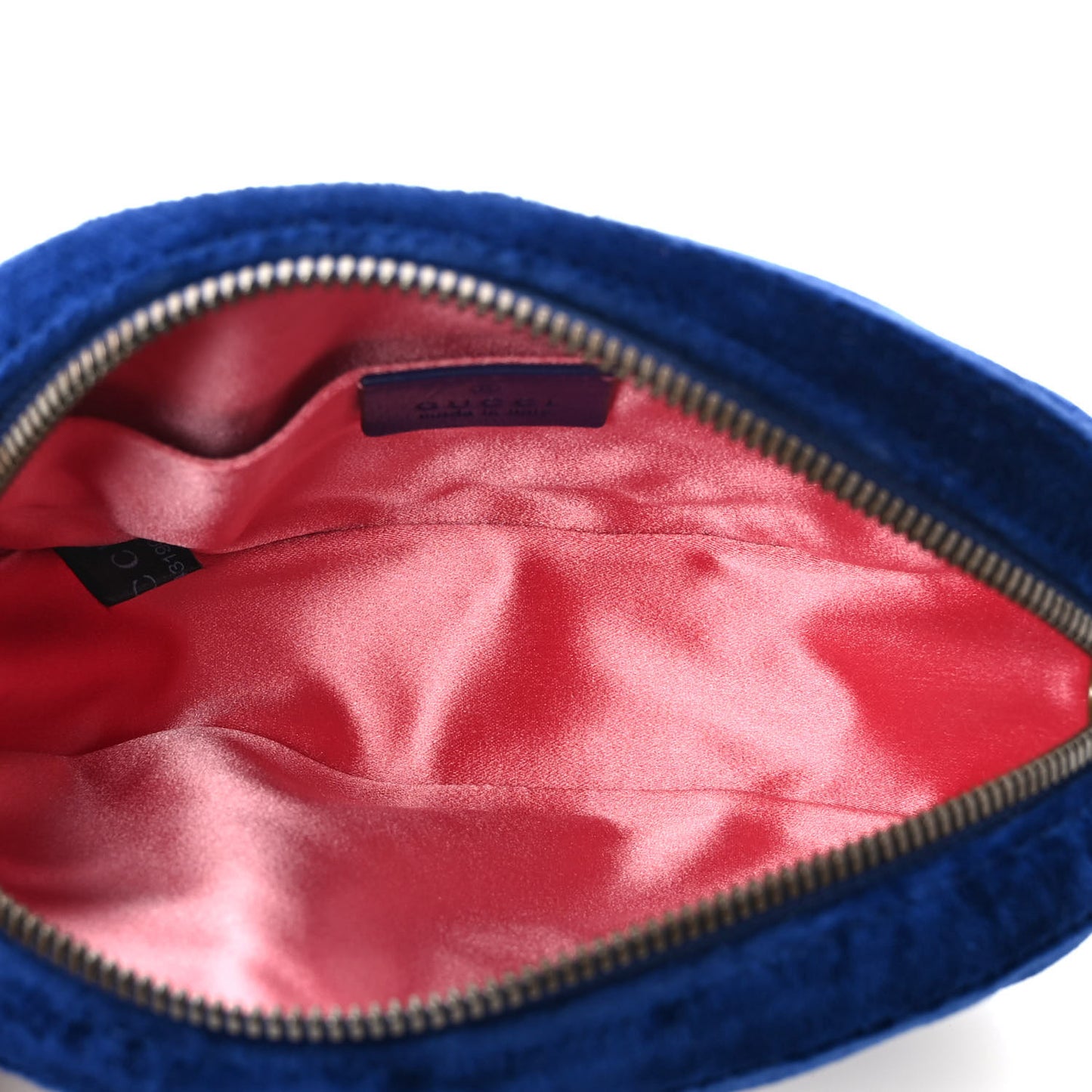 Velvet Matelasse GG Marmont Belt Bag 85 34 Cobalt Blue