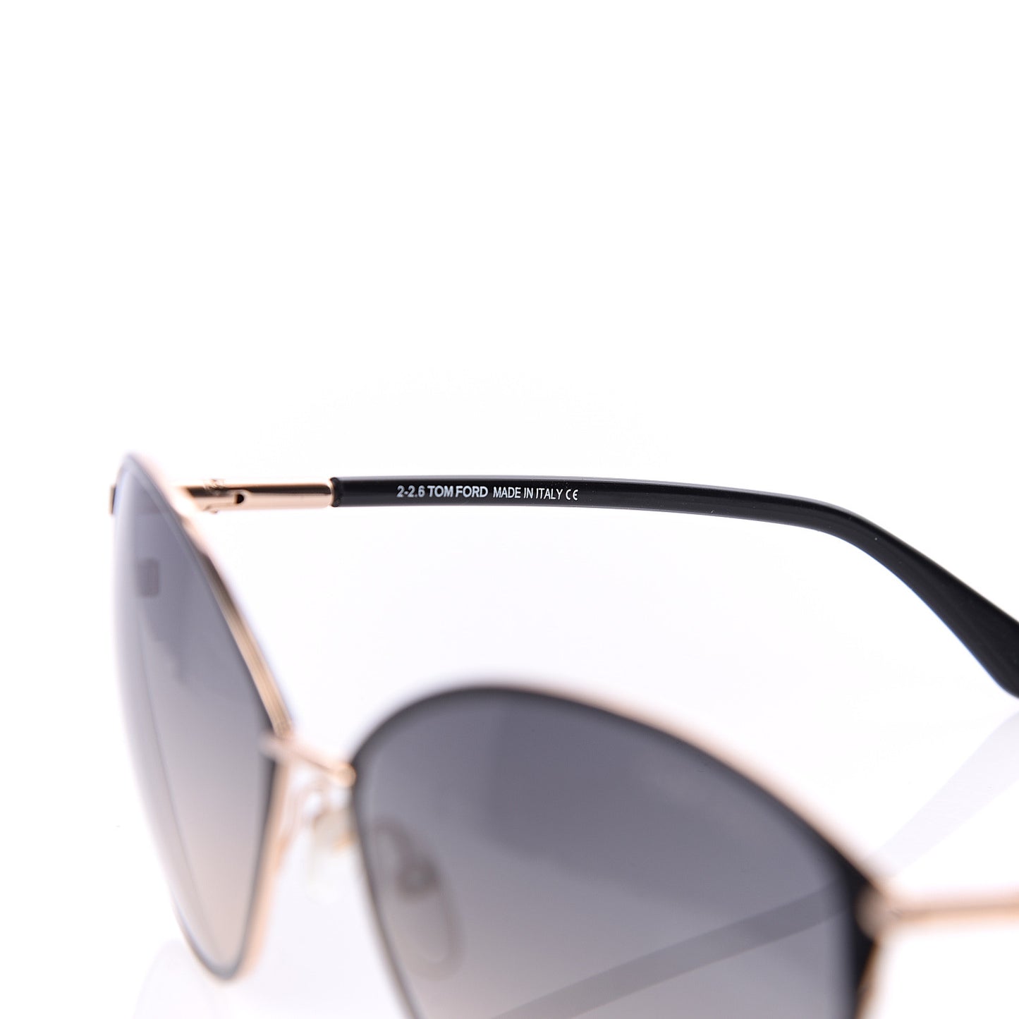 Penelope Vintage Round Sunglasses TF320 Black