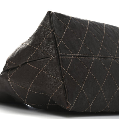 Chanel Metallic Calfskin Baby Coco Cabas Bronze 10 of 12