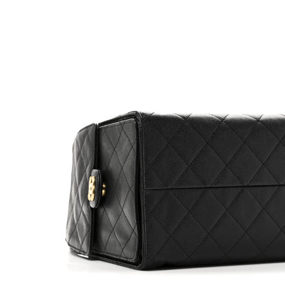 Chanel Caviar Quilted Medium Chanel 25 Handbag Black 9 of 12