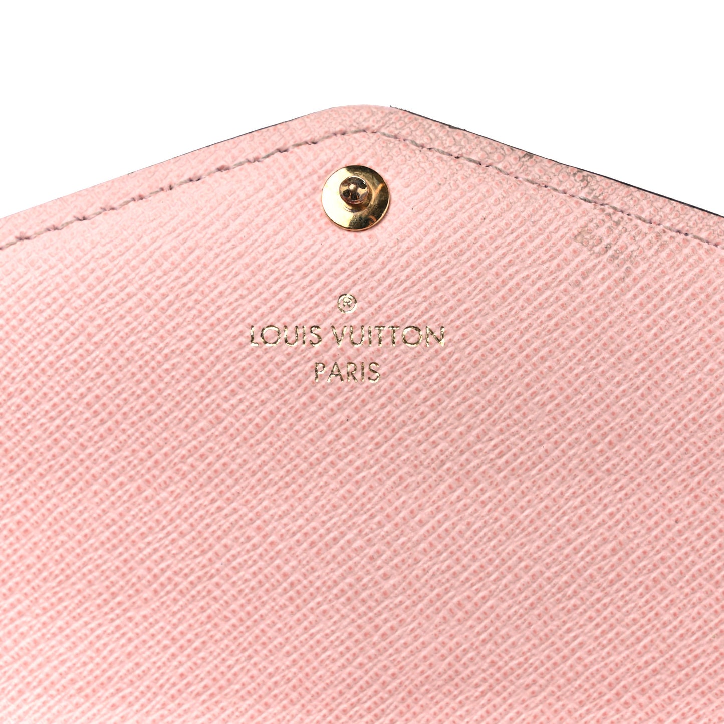 Damier Ebene Sarah Wallet NM Rose Ballerine
