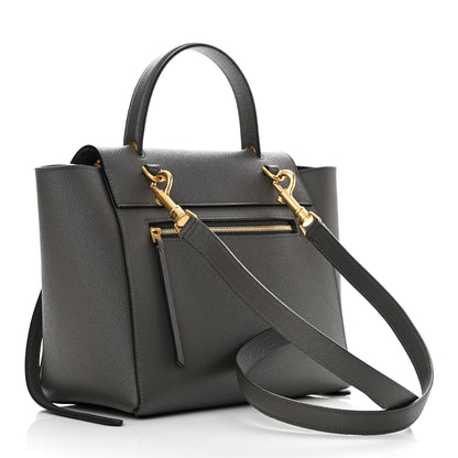 Celine Baby Grained Calfskin Micro Belt Bag Grey 3 of 16