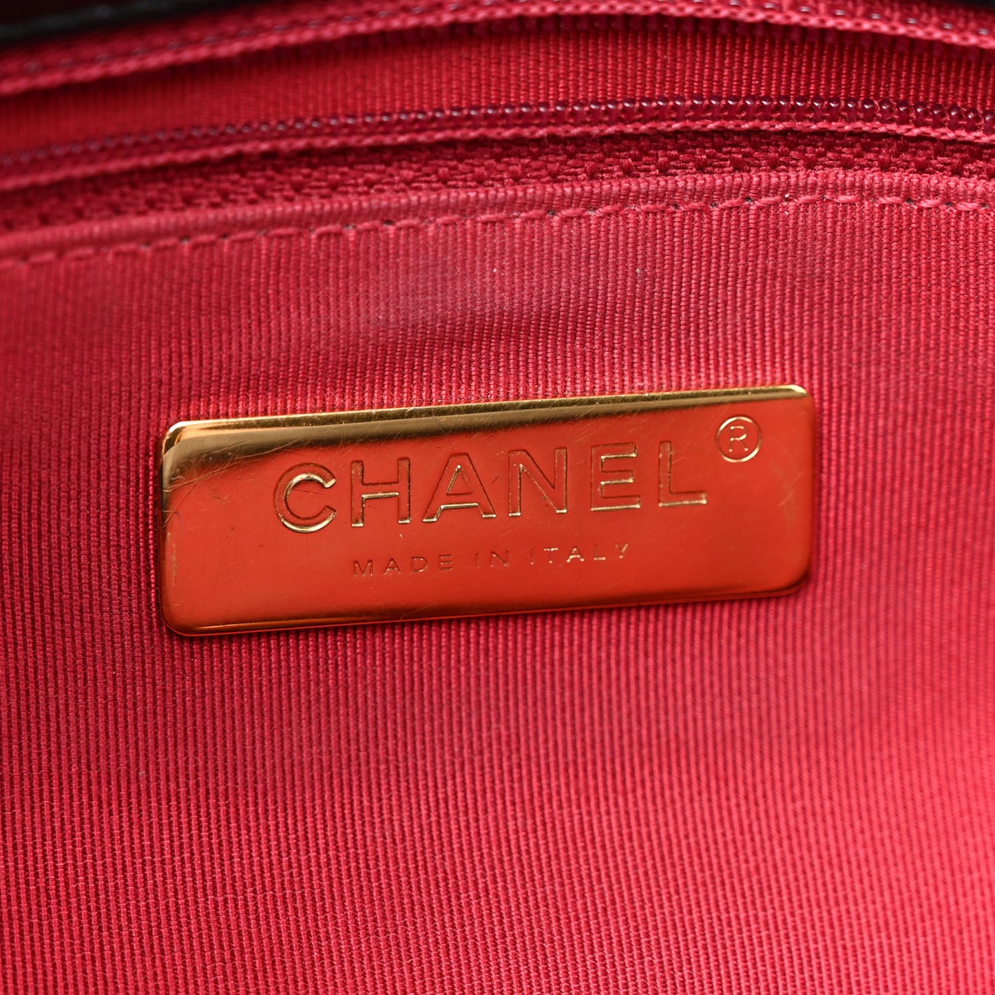 Shiny Goatskin Quilted Medium Chanel 19 Flap Black