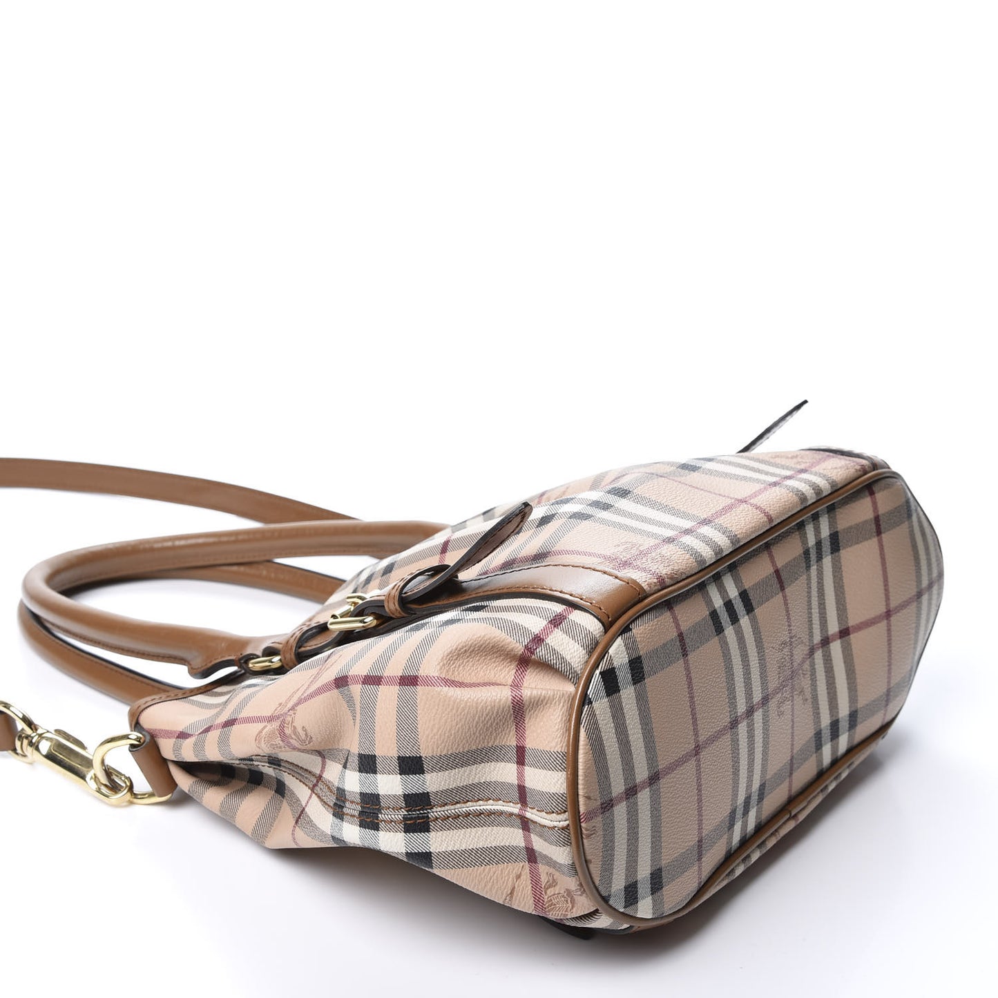 Haymarket Check Small Northfield Tote Mid Camel