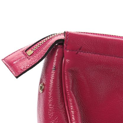 Gucci Soft Patent Soho Cosmetic Case Bright Bougainvillea 10 of 11