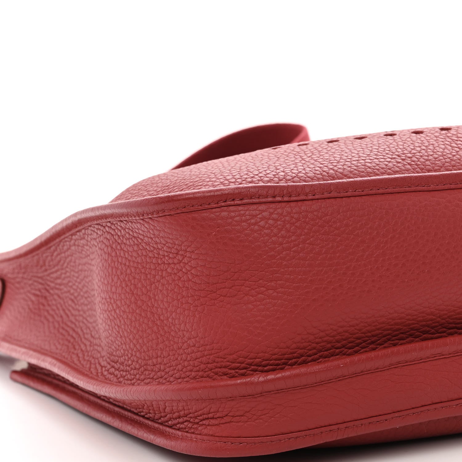 Hermes Taurillon Clemence Evelyne III PM Rouge Garance 11 of 13