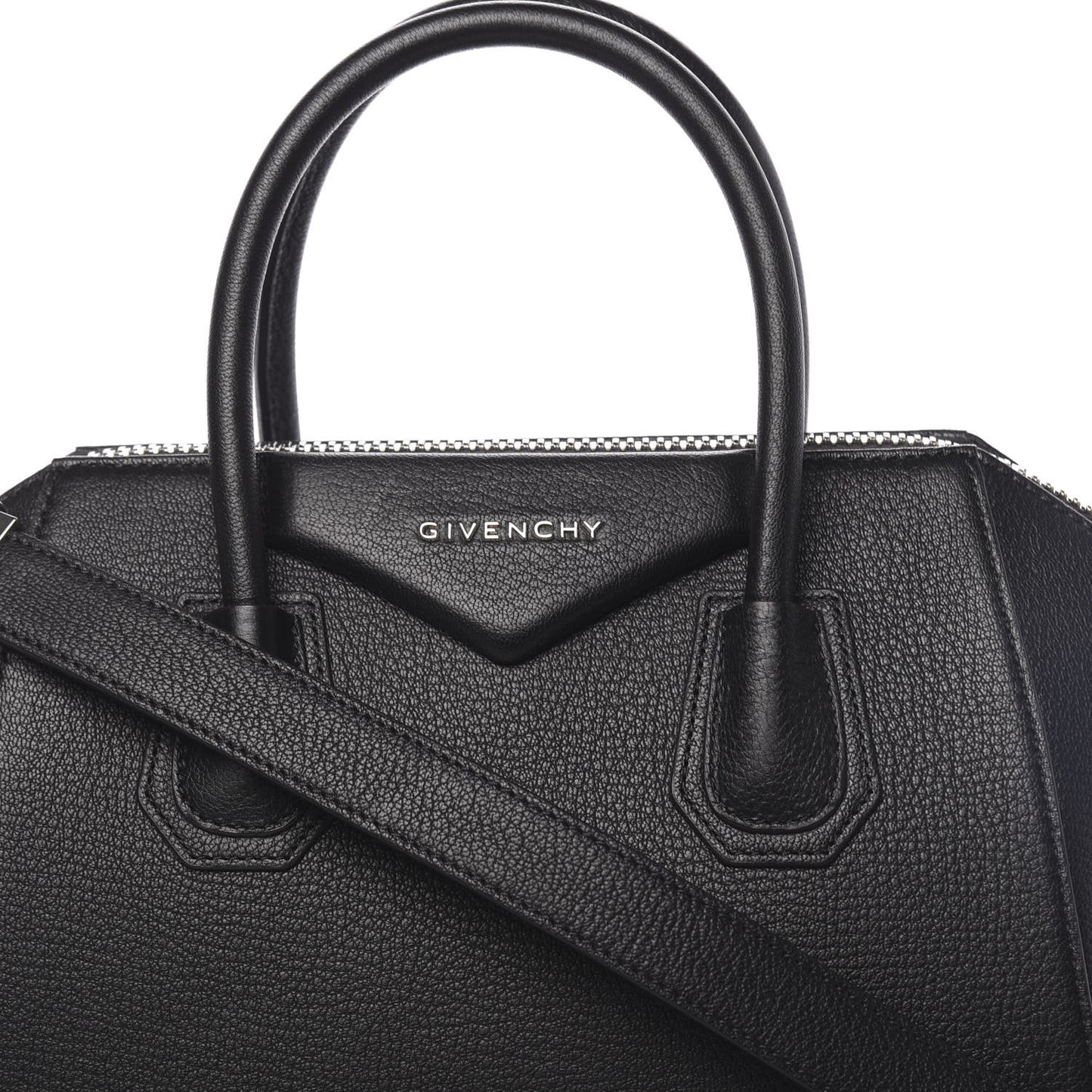 Sugar Goatskin Small Antigona Black