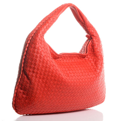 Bottega Veneta Nappa Intrecciato Large Veneta Hobo Corniola 3 of 8