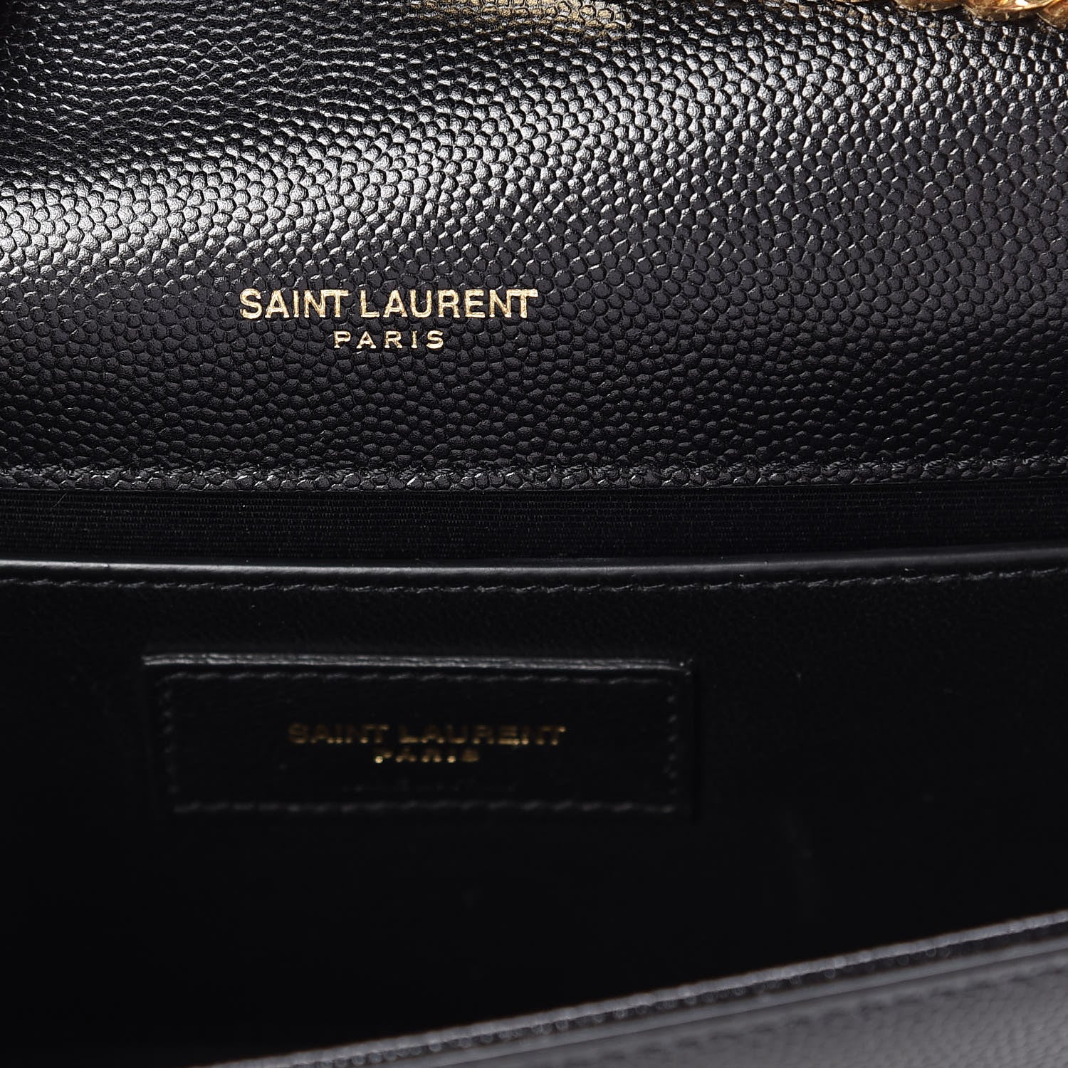 Saint Laurent Grain De Poudre Small Monogram Kate Satchel Black 8 of 10