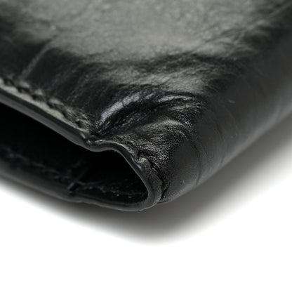 Bottega Veneta Calfskin Padded Bi Fold Clutch Black 10 of 14