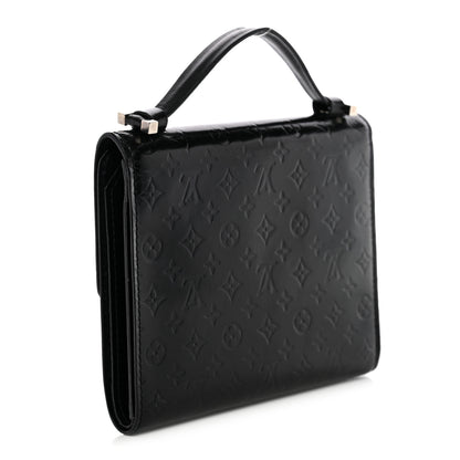 Louis Vuitton Vernis Glace Anouchka PM Wallet Black 4 of 9