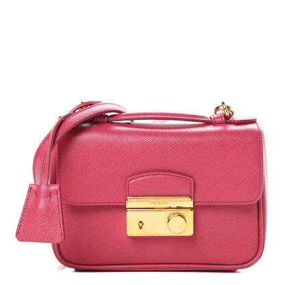 Prada Saffiano Lux Mini Sound Crossbody Ametista 1 of 11