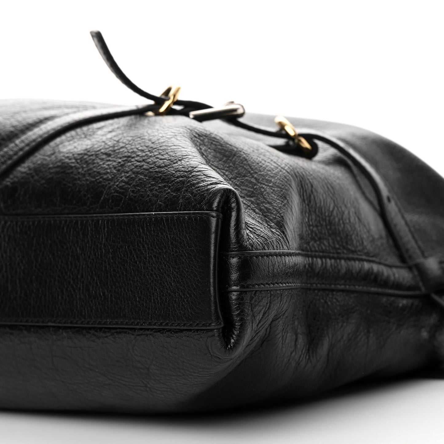 Calfskin Medium Voyou Bag Black