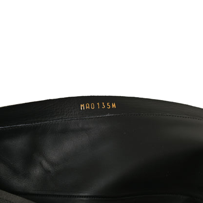 Louis Vuitton Calfskin Belted High Boots 38 Black 9 of 11