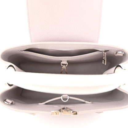 Louis Vuitton Taurillon Mechanical Flowers Capucines PM Purple 5 of 9