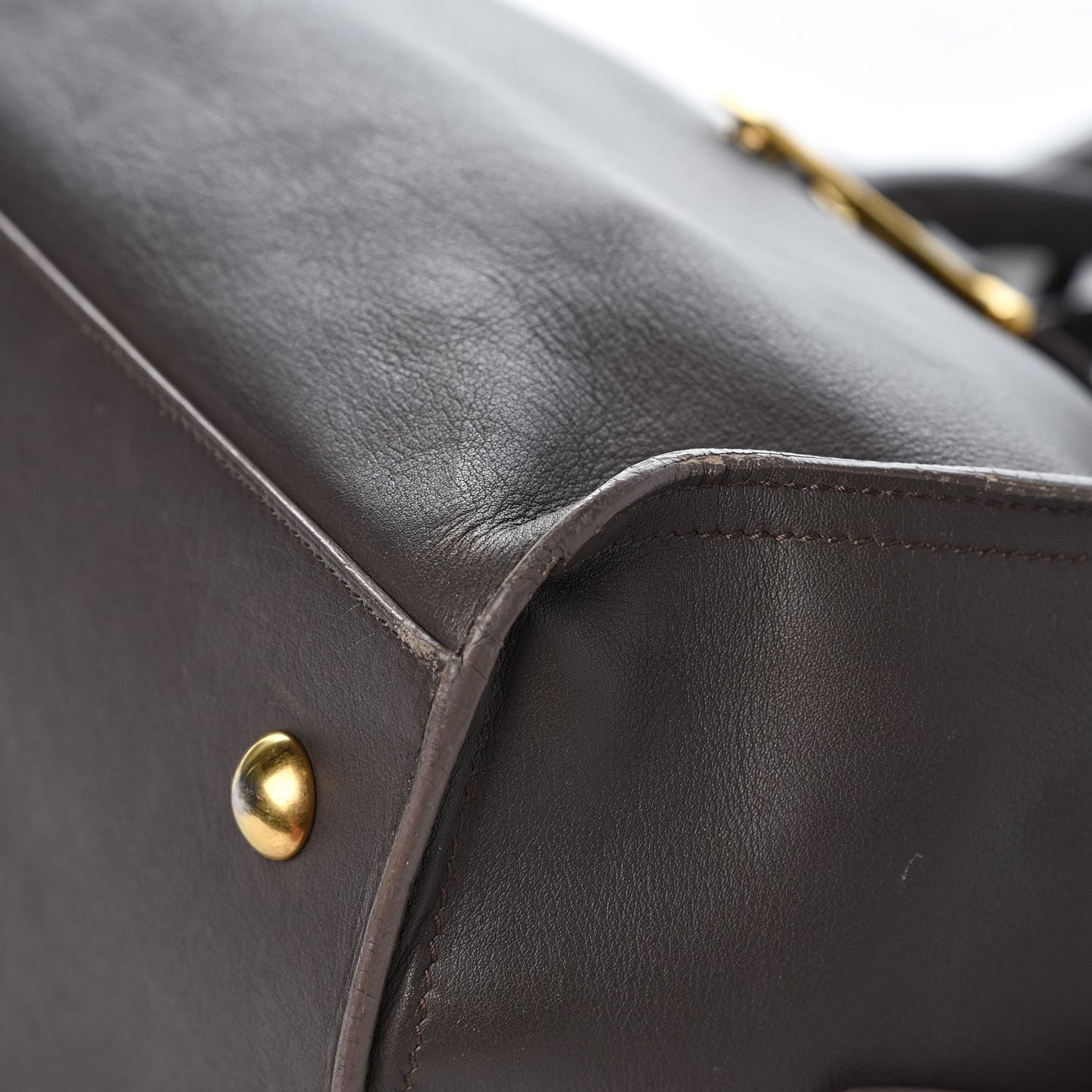 Calfskin Small Classic Y Cabas Grey