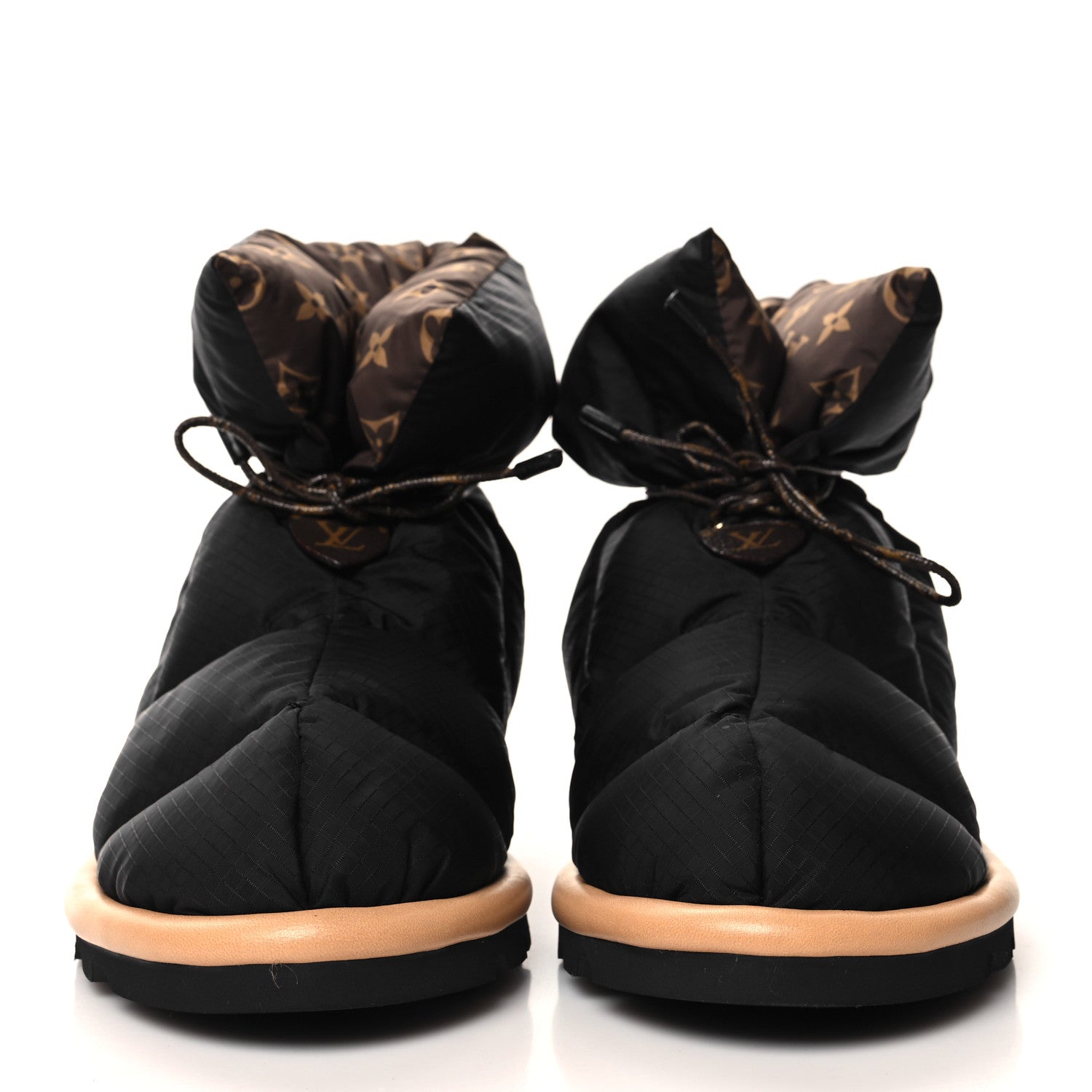 Louis Vuitton Nylon Monogram Pillow Comfort Ankle Boot 39 Black 2 of 9