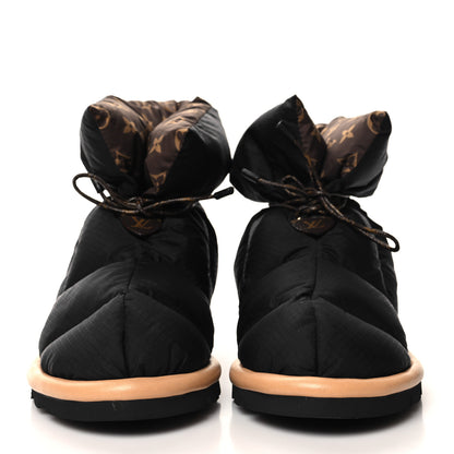 Louis Vuitton Nylon Monogram Pillow Comfort Ankle Boot 39 Black 2 of 9