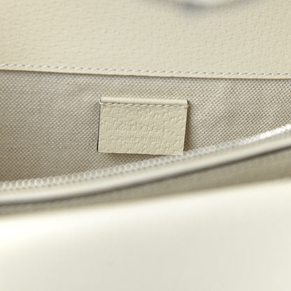 Gucci Textured Calfskin Crystal Small Dionysus Shoulder Bag Mystic White 8 of 10