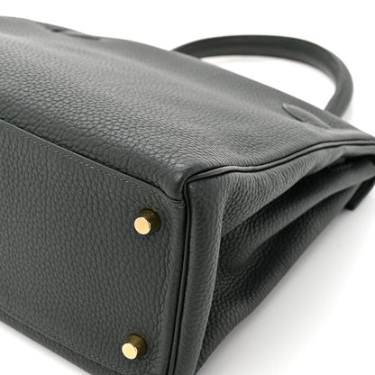 Hermes Togo Kelly Retourne 28 Vert Fonce 11 of 16