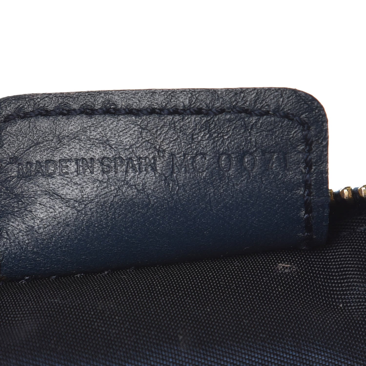Christian Dior Monogram Mini Saddle Pochette Navy 7 of 13