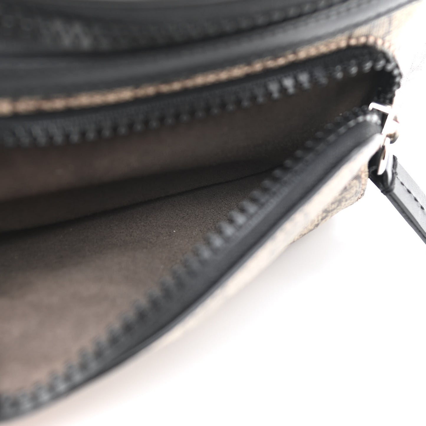GG Supreme Monogram Belt Bag Black