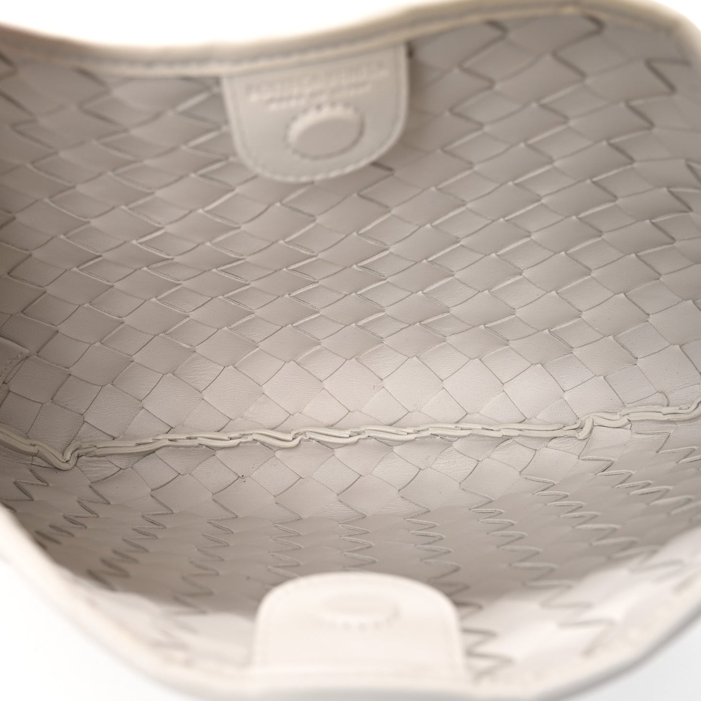 Nappa Intrecciato Sardine Bag Chalk