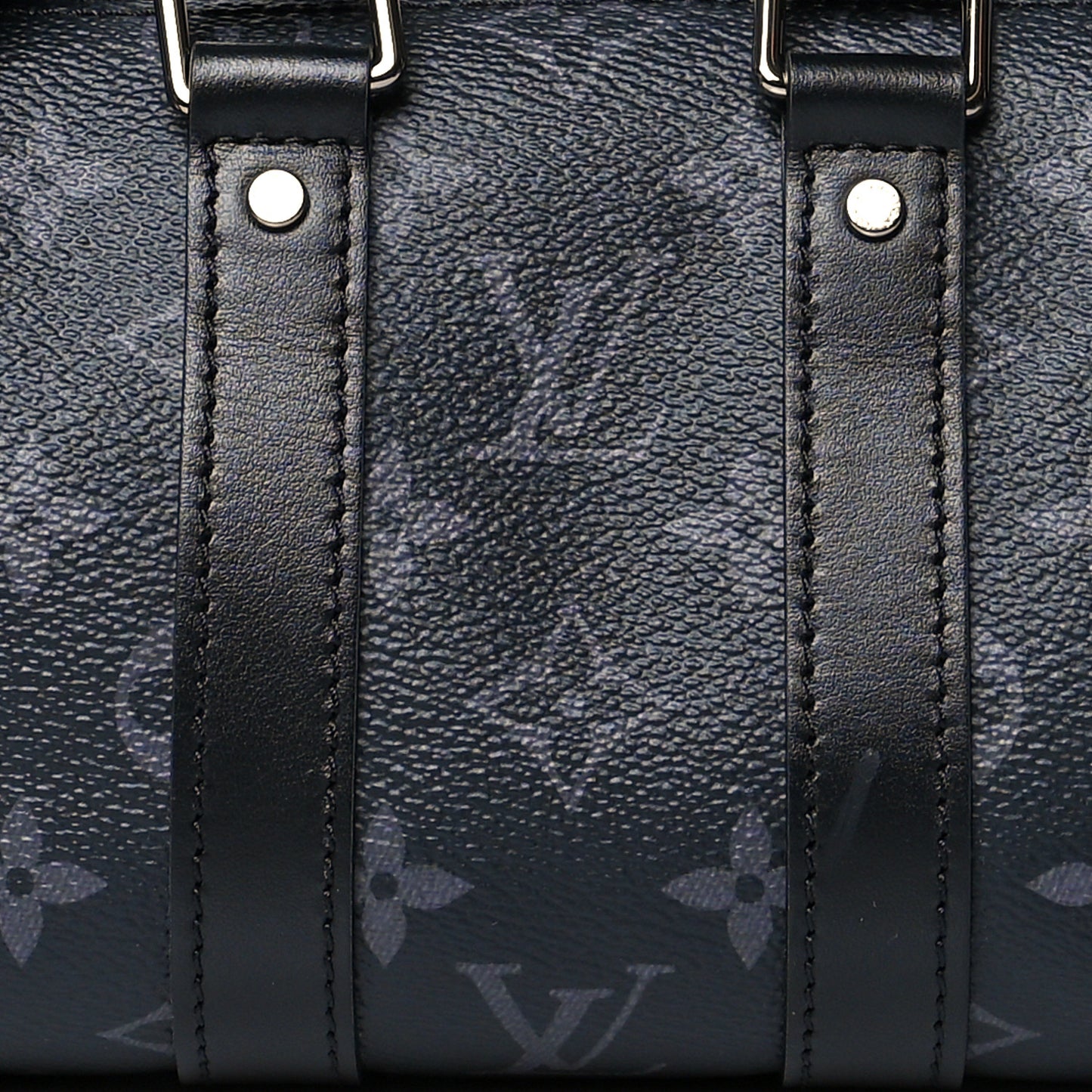 Reverse Monogram Eclipse Keepall XS Black