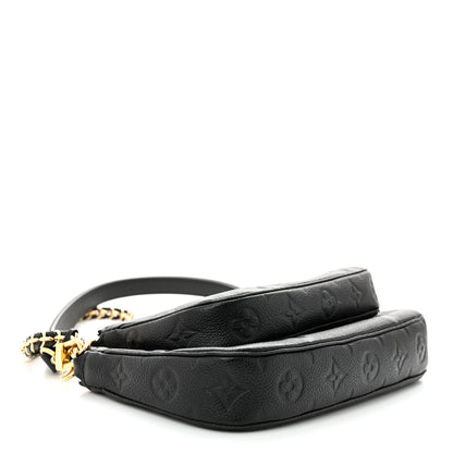 Louis Vuitton Empreinte Monogram Giant Multi Pochette Accessories Black 4 of 11