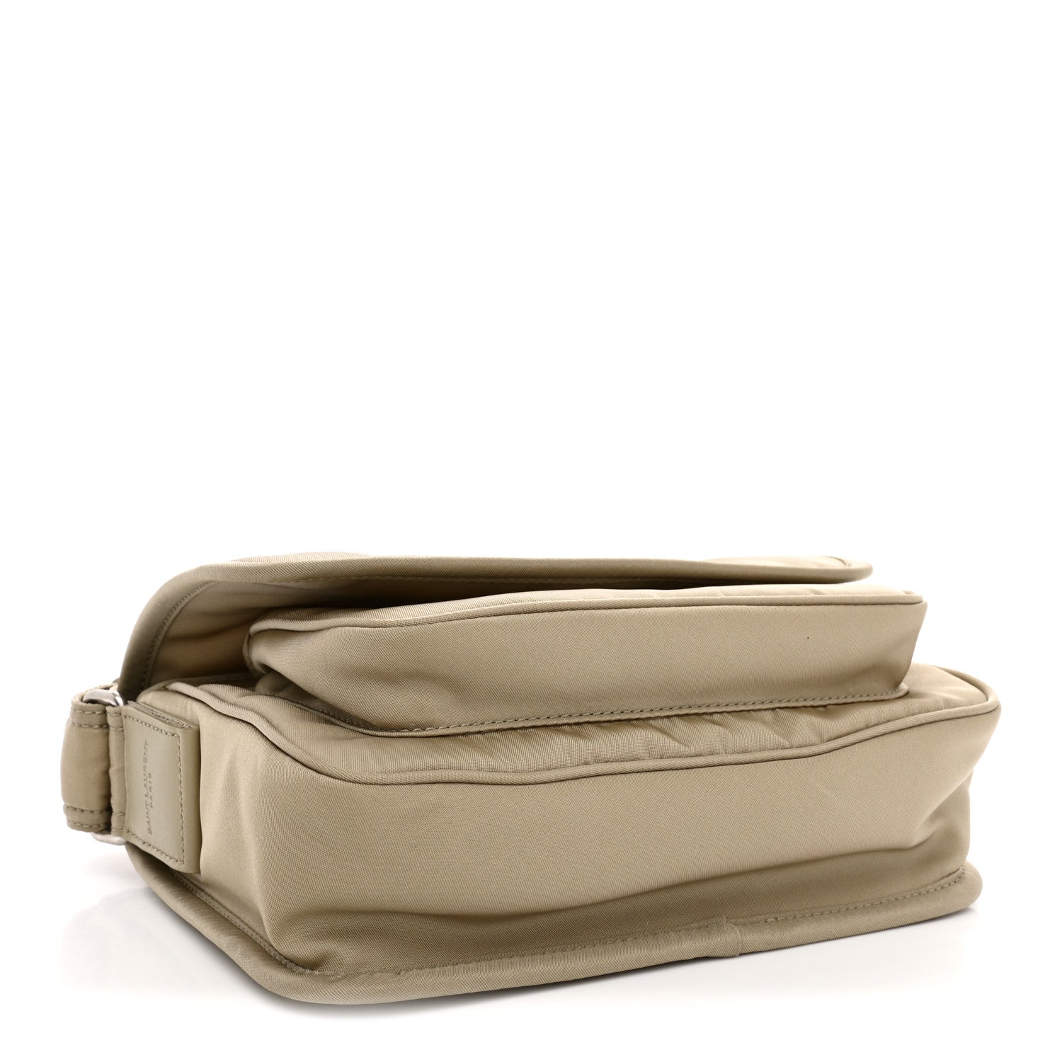 Saint Laurent Econyl Nylon Small Niki Messenger Gray Hay 4 of 10