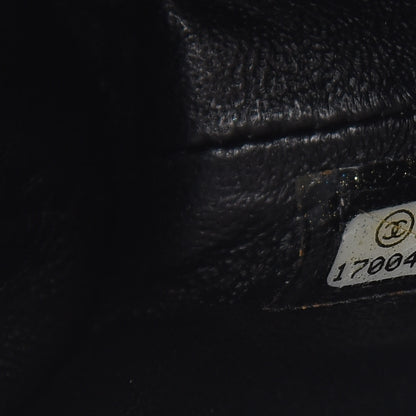 Chanel Lambskin Quilted Clutch With Chain Flap Black 8 of 16