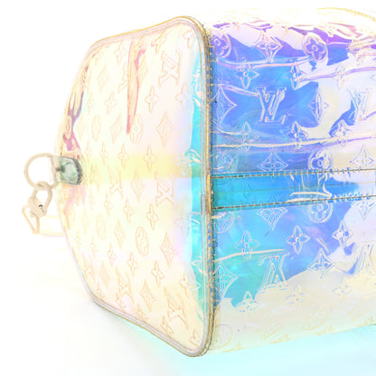 Louis Vuitton PVC Monogram Keepall Bandouliere 50 Iridescent Prism 8 of 11