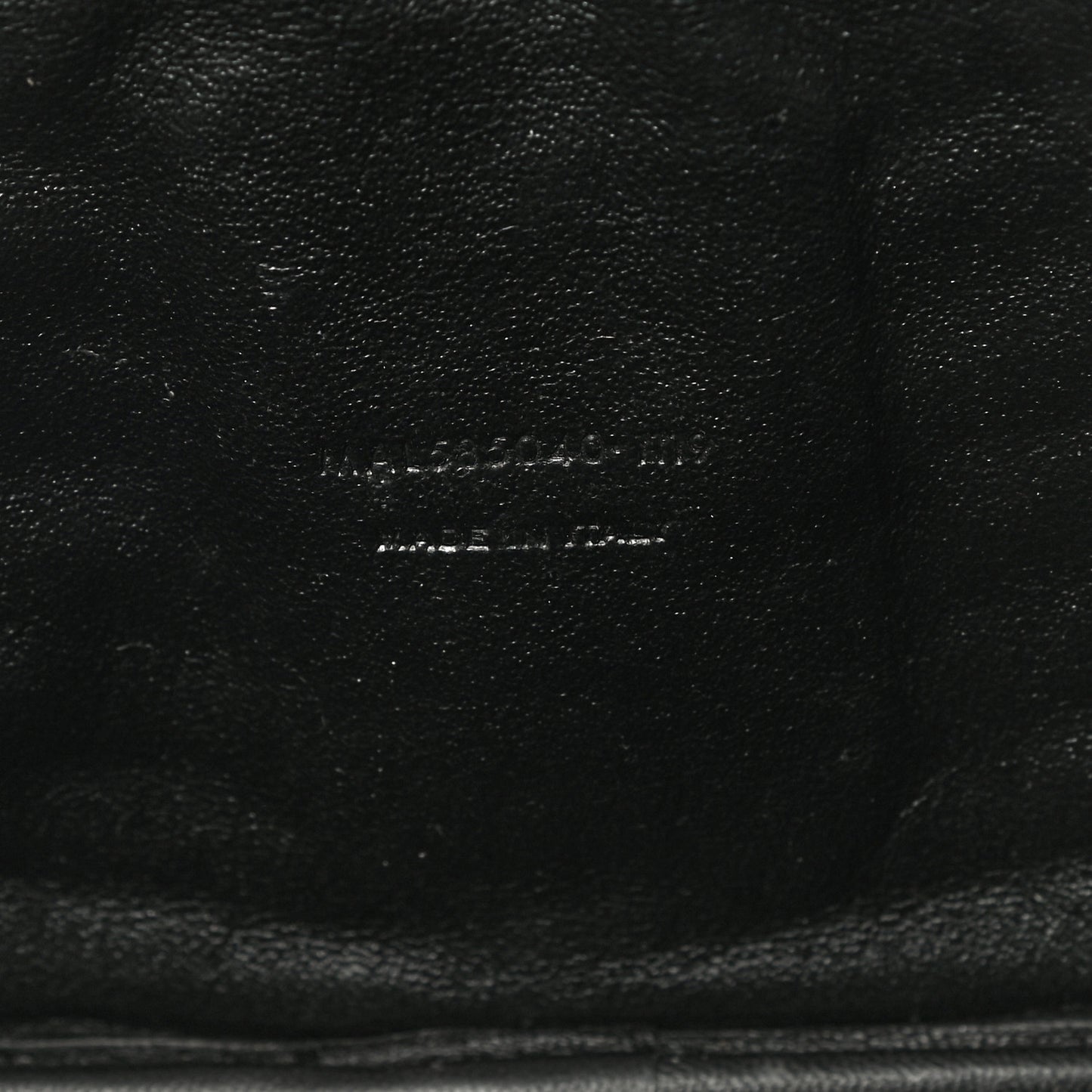 Grain De Poudre Matelasse Monogram Mini Lou Camera Bag Black