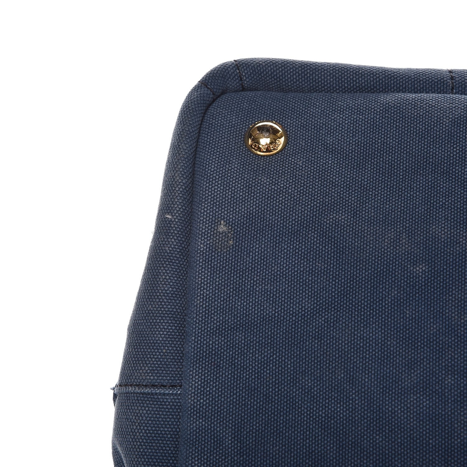 Prada Canvas Canapa Logo Tote Blue 9 of 13
