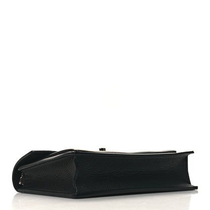 Louis Vuitton Soft Calfskin My Lockme Chain Pochette Black 4 of 11