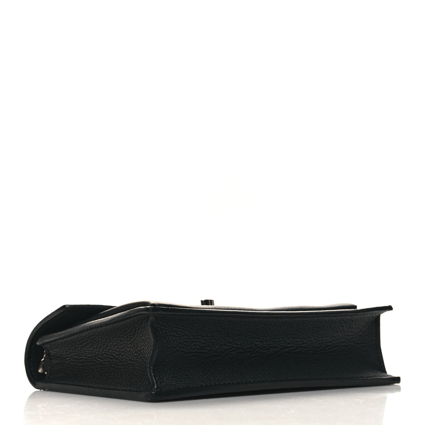 Soft Calfskin My Lockme Chain Pochette Black
