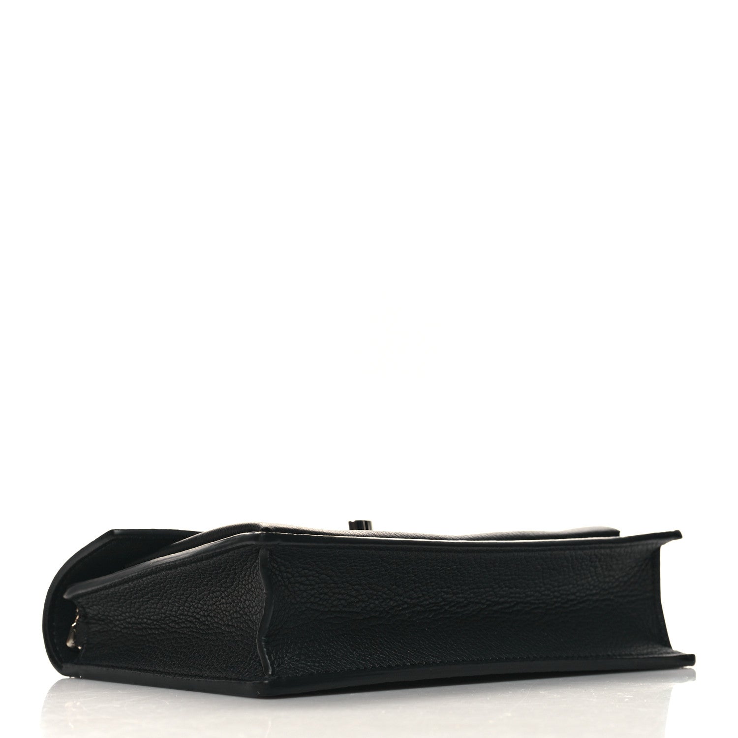 Louis Vuitton Soft Calfskin My Lockme Chain Pochette Black 4 of 11