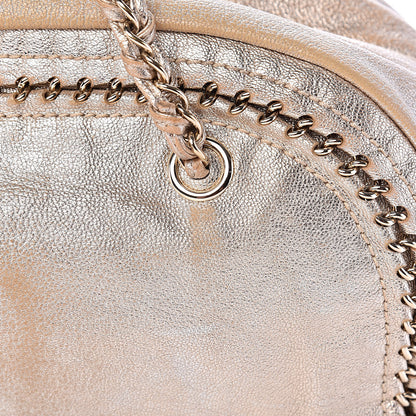 Chanel Metallic Goatskin Medium Luxe Ligne Bowler Gold 10 of 15