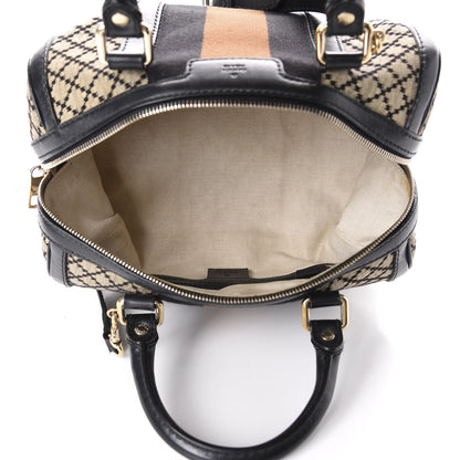 Gucci Diamante Vintage Web Small Boston Black 6 of 17