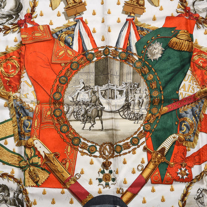 Hermes Silk Napoleon Scarf 90 5 of 8