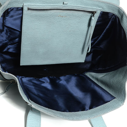 3.1 Phillip Lim 3.1 Textured Calfskin Large Pashli Satchel Light Blue 5 of 12