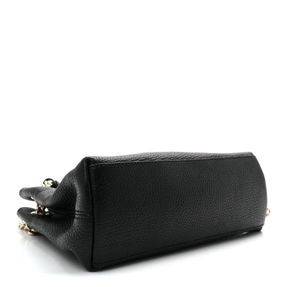 Gucci Pebbled Calfskin Small Soho Chain Shoulder Bag Black 4 of 11