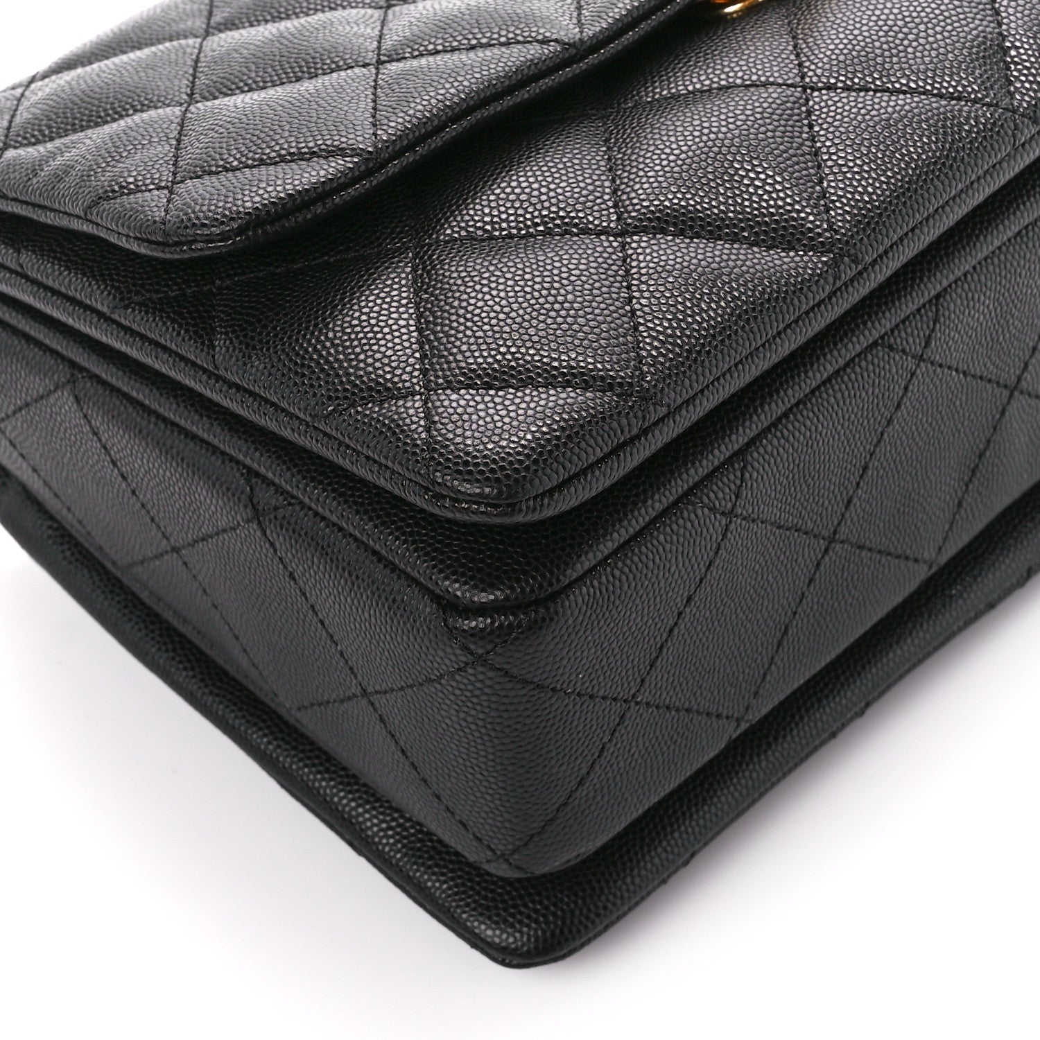 Chanel Caviar Quilted Coco First Flap Black 9 of 10