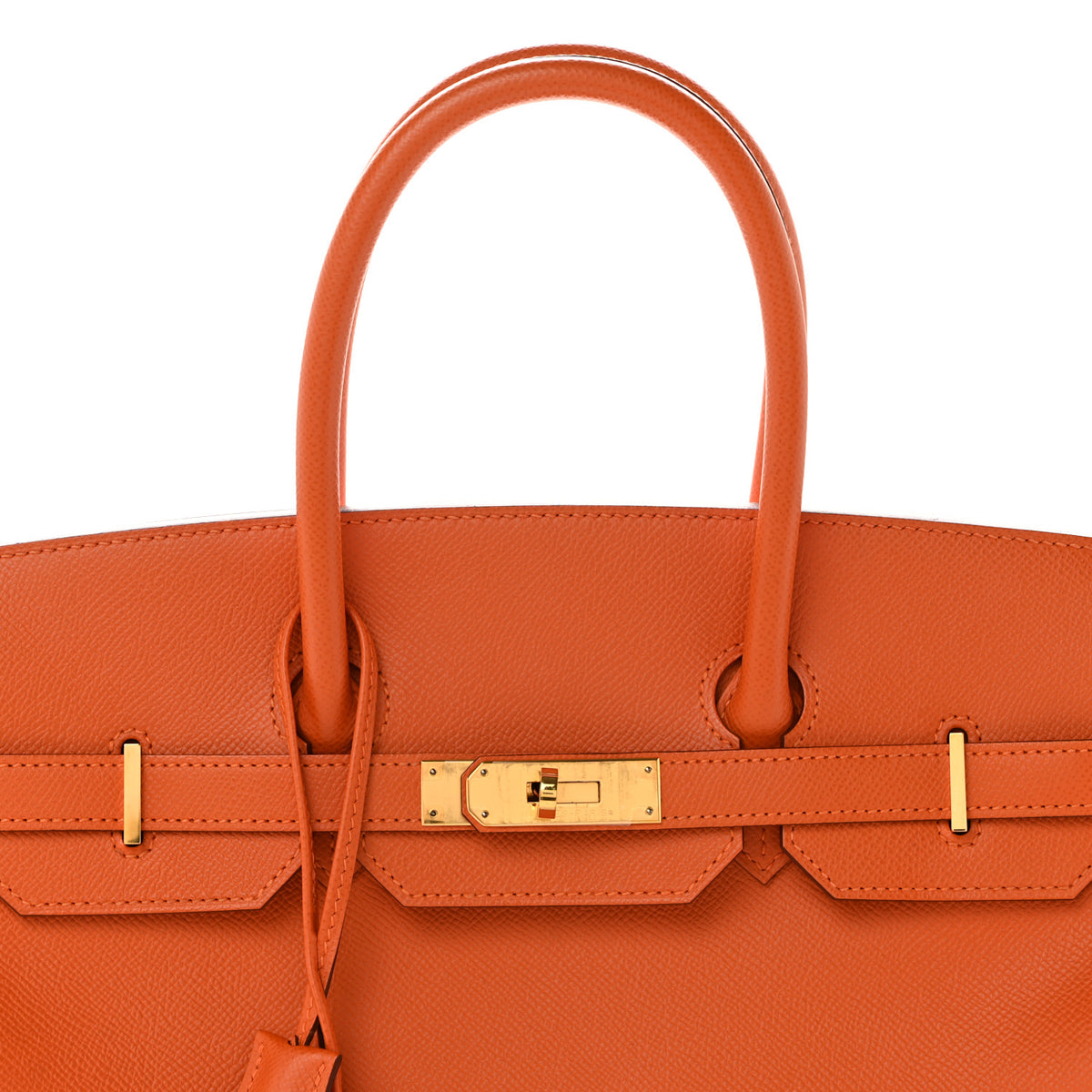 Epsom Birkin 35 Orange