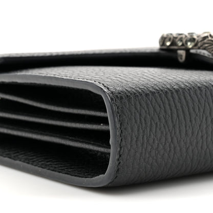 Gucci Calfskin Mini Dionysus Chain Wallet Black 11 of 11
