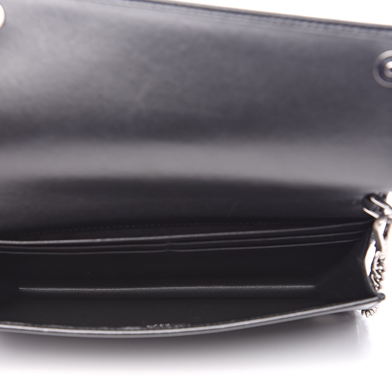 Prada Nappa Impunture Diagramme Chain Wallet Black 5 of 12