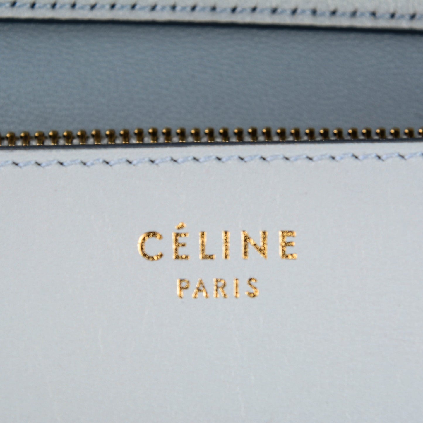 Box Calfskin Medium Classic Box Flap Bag Sky