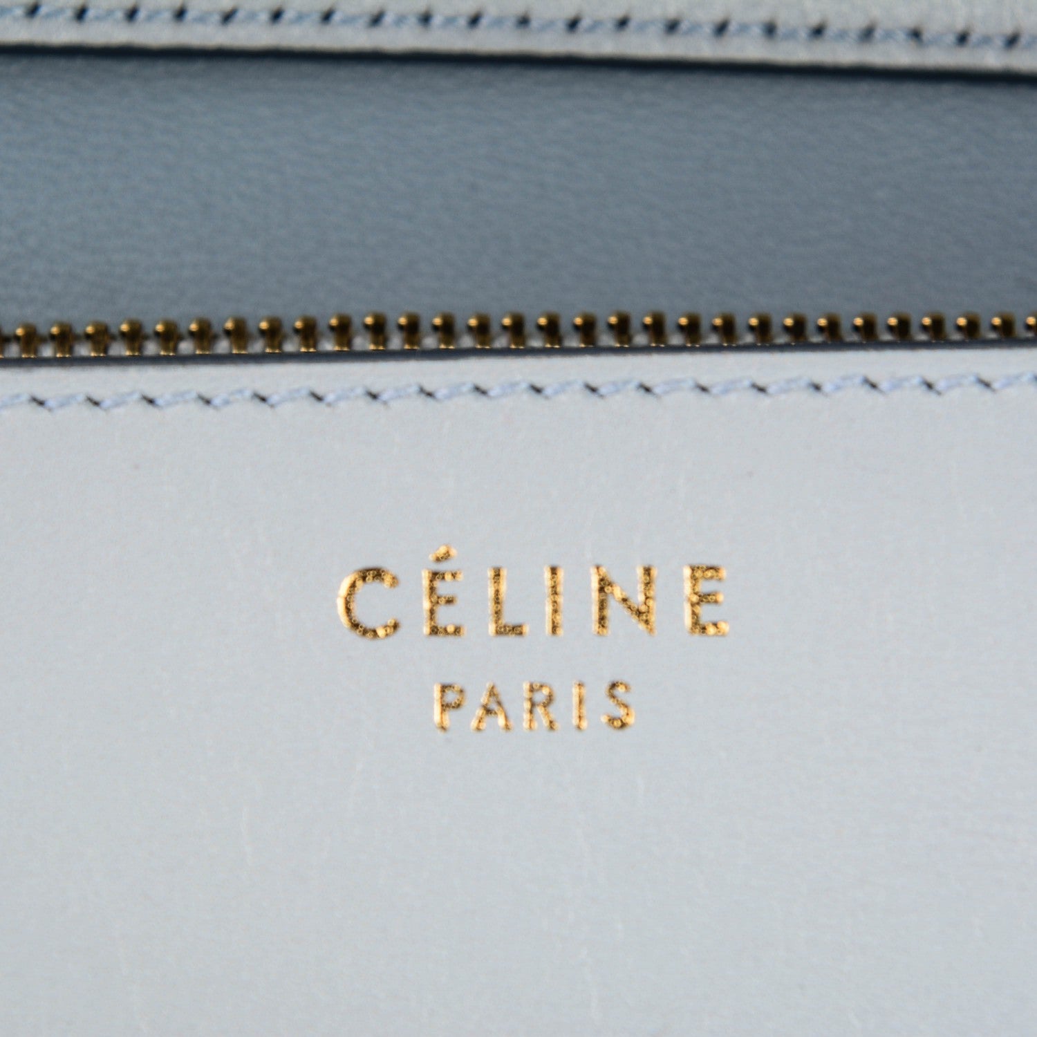 Celine Box Calfskin Medium Classic Box Flap Bag Sky 7 of 7