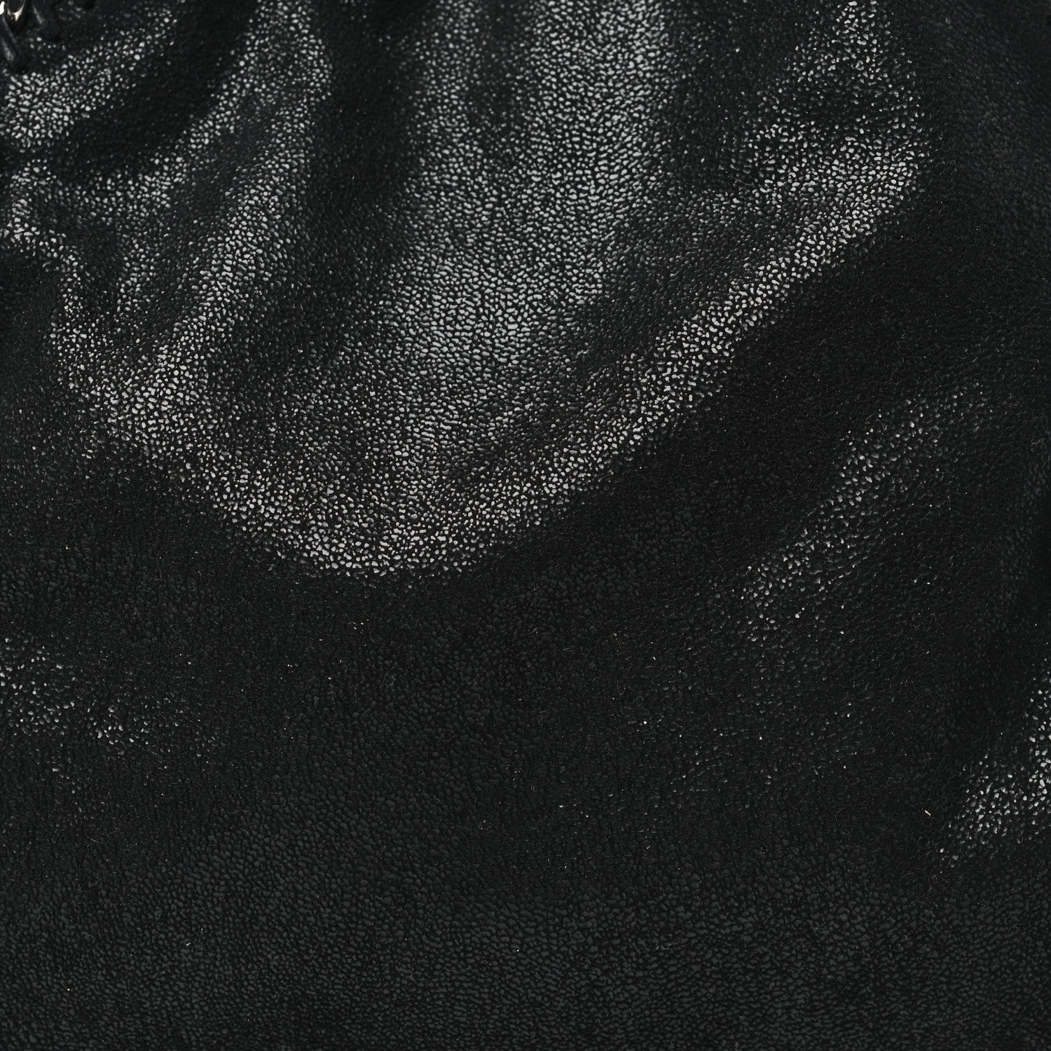 Stella McCartney Shaggy Deer Mini Falabella Fold Over Tote Black 8 of 10