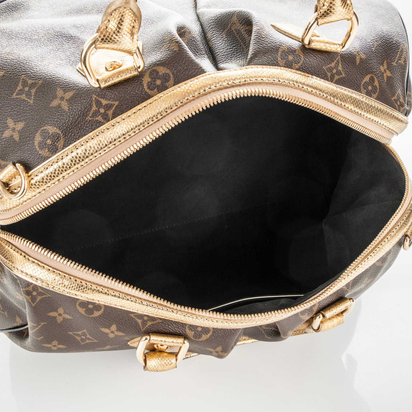 Monogram Leopard Stephen Bag